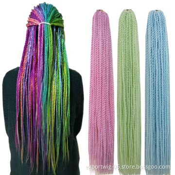 Mood Braids Crochet hair Extensions Thread Decorating Paper Change Mood hair Color Change With Sunlight Braiding Hair